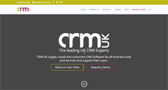 Desktop Screenshot of crm-uk.com